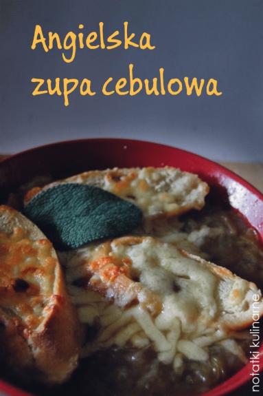 Angielska zupa cebulowa