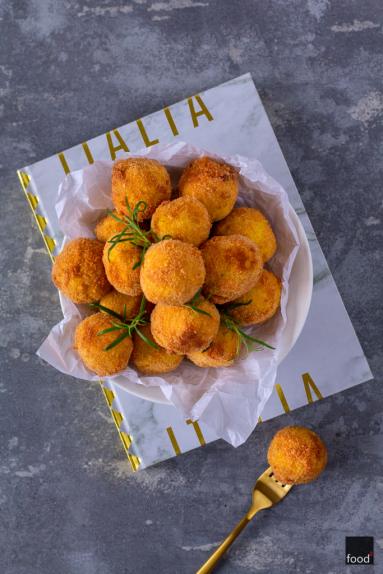 Arancini z szafranem i rozmarynem