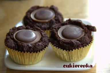 Babeczki  brownie z Toffifee