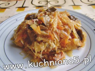 Bigos z podrobami