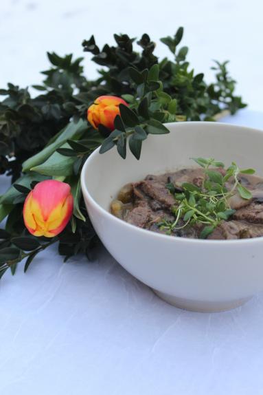 Boeuf Stroganow