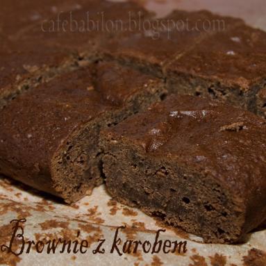 Brownie z karobem 