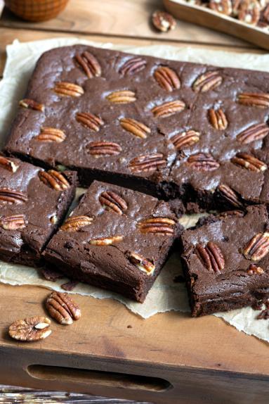 Brownie z orzechami pekan