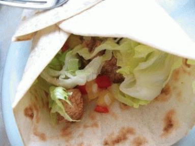 Burritos z indykiem i czarną fasolą