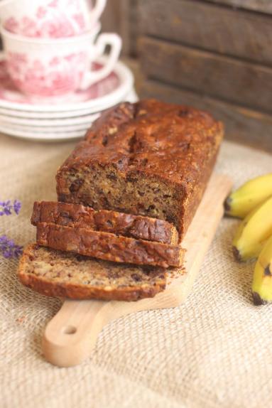 Chlebek bananowy z czekoladą