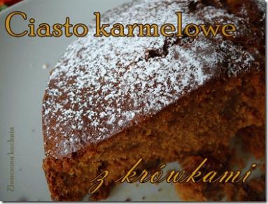 Ciasto karmelowe z krówkami