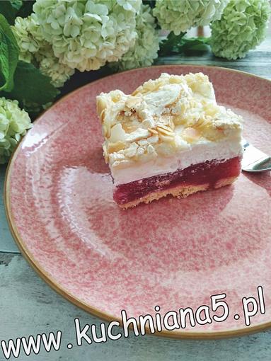 CIASTO RABARBAROWA CHMURKA (RHUBARB AND JELLY CAKE)