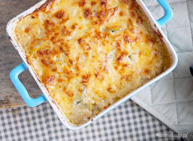 Cukinia zapiekana pod beszamelem / Zucchini gratin with bechamel