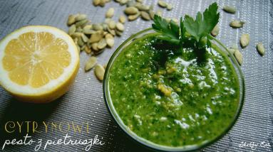 Cytrynowe pesto z pietruszki