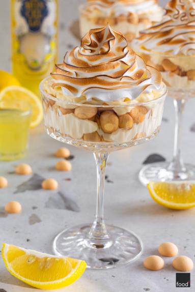 Cytrynowe tiramisu z Limoncello i bezą włoską