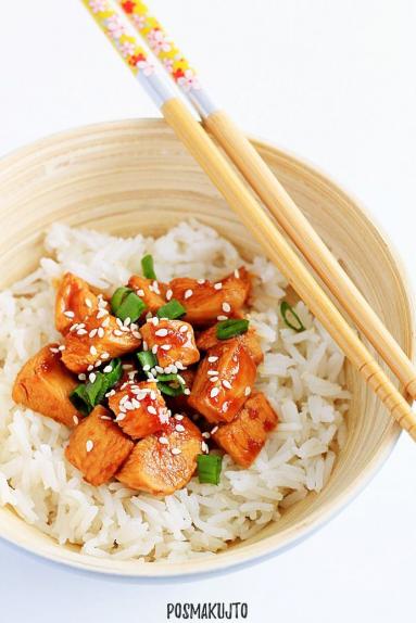 Ekspresowy kurczak teriyaki z ryżem