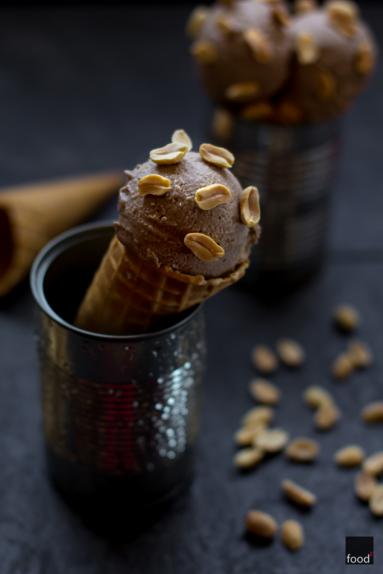 Fit lody bananowe z masłem orzechowym (bez cukru, bez laktozy, wegańskie)