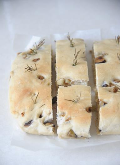 Focaccia z bakłażanem