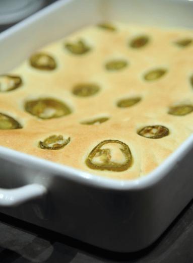 Focaccia z papryczkami jalapenos