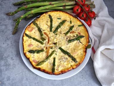 Frittata ze szparagami