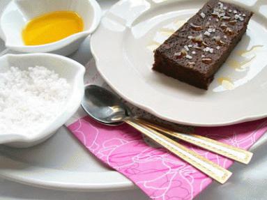 Gateau au chocolat &agrave; la fleur de sel et huile  d&#8217;olive 