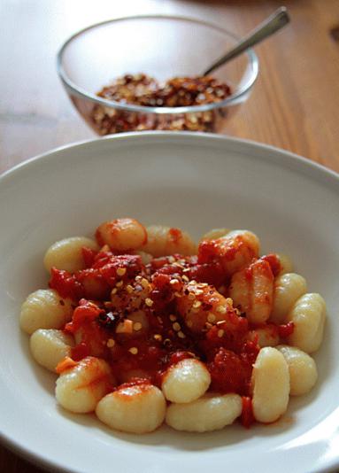 Gnocchi z sosem  pomidorowym 