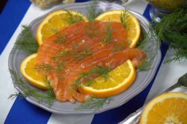 Gravlax z sosem pomarańczowo-musztardowym