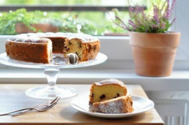 Jogurtowe ‘pound cake’ z gorzką czekoladą