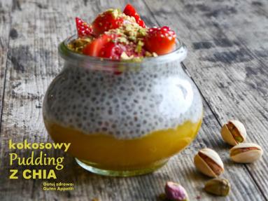 Kokosowy pudding z chia i mango