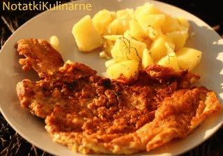 Kotlet schabowy w jajku zwany również słonecznym