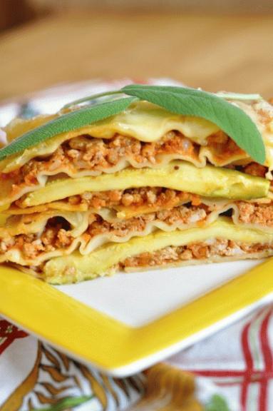 Lasagne z grillowaną cukinią