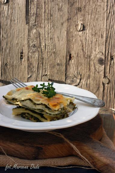 Lasagne ze szpinakiem i fetą