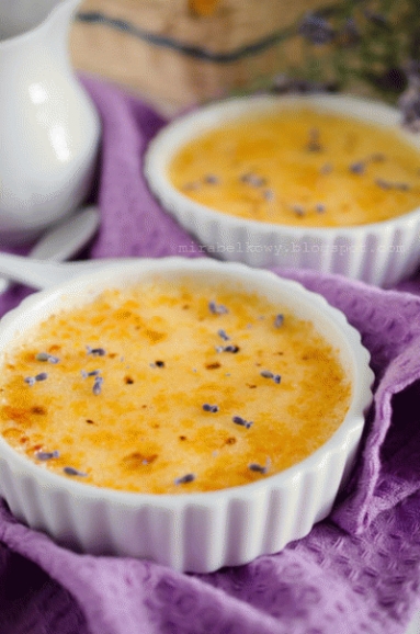 Lawendowy creme brulee