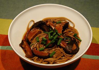 Makaron soba - przepis  nieortodoksyjny 