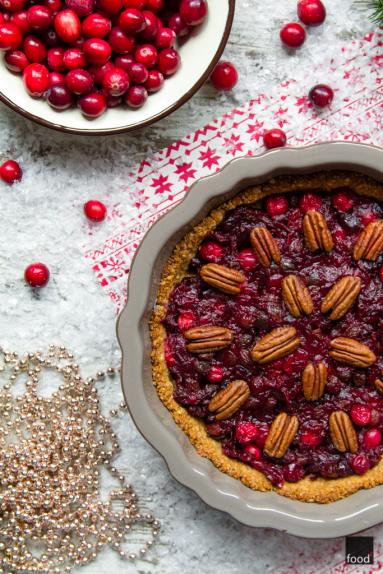 Mincemeat pie - bożonarodzeniowa tarta z żurawiną i orzechami pekan