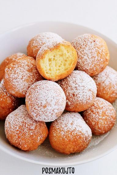 Mini pączki serowe