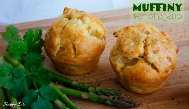 Muffiny wytrawne z serem i oregano