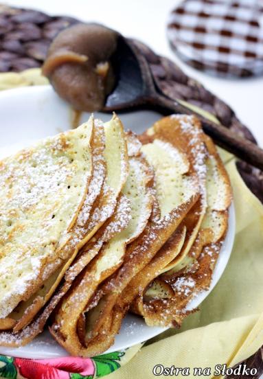 Naleśniki zapiekane z bananami i czekoladą 