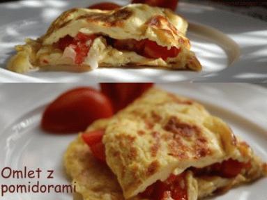 Omlet z pomidorami