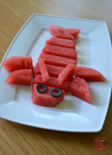 Owocowa przekąska dla dzieci - Rak z arbuza 🍉