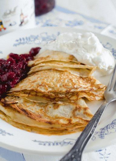 Pannkakor (szwedzkie naleśniki)