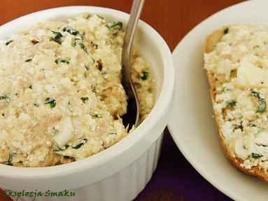 Pasta twarogowo - jajeczna z  tuńczykiem 