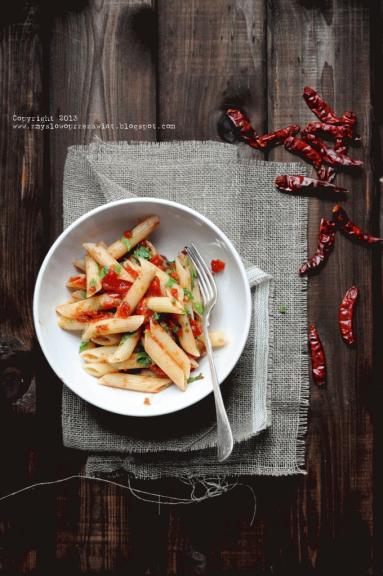 Penne all'Arrabbiata. Włoska klasyka.