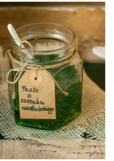 Pesto z czosnku niedźwiedziego