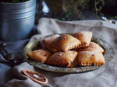 Pieczone ravioli z czekoladą 