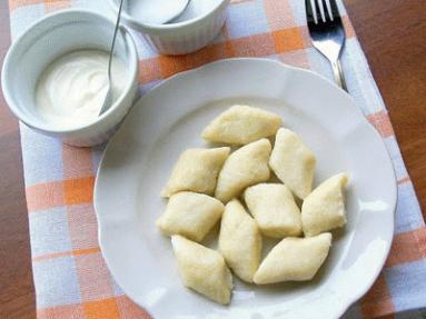 Pierogi leniwe (z  ziemniakami) 