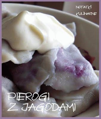 Pierogi z jagodami