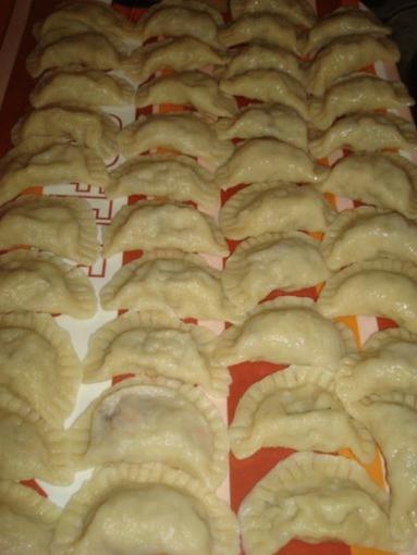 Pierogi z kapusty i pieczarkami 