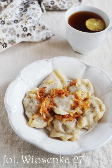 Pierogi z mięsem i kaszą jęczmienną