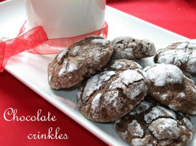 Popękane ciasteczka czekoladowe (chocolate  crinkles) 