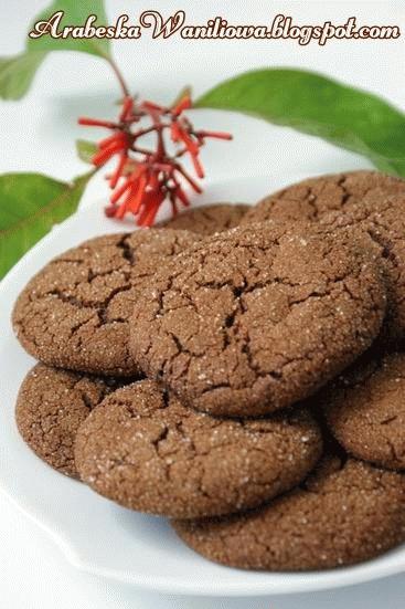 POPĘKANE CIASTECZKA Z MELASĄ (Molasses Crinkles)