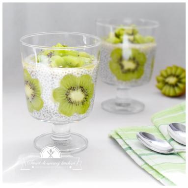 Pudding chia z kiwi