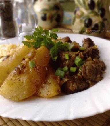 Ragout z wieprzowiny po grecku