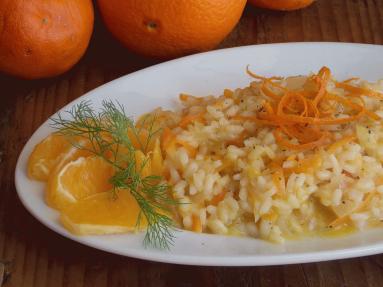 Risotto marchewkowe z pomarańczą