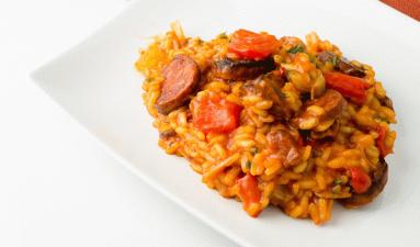 Risotto z chorizo